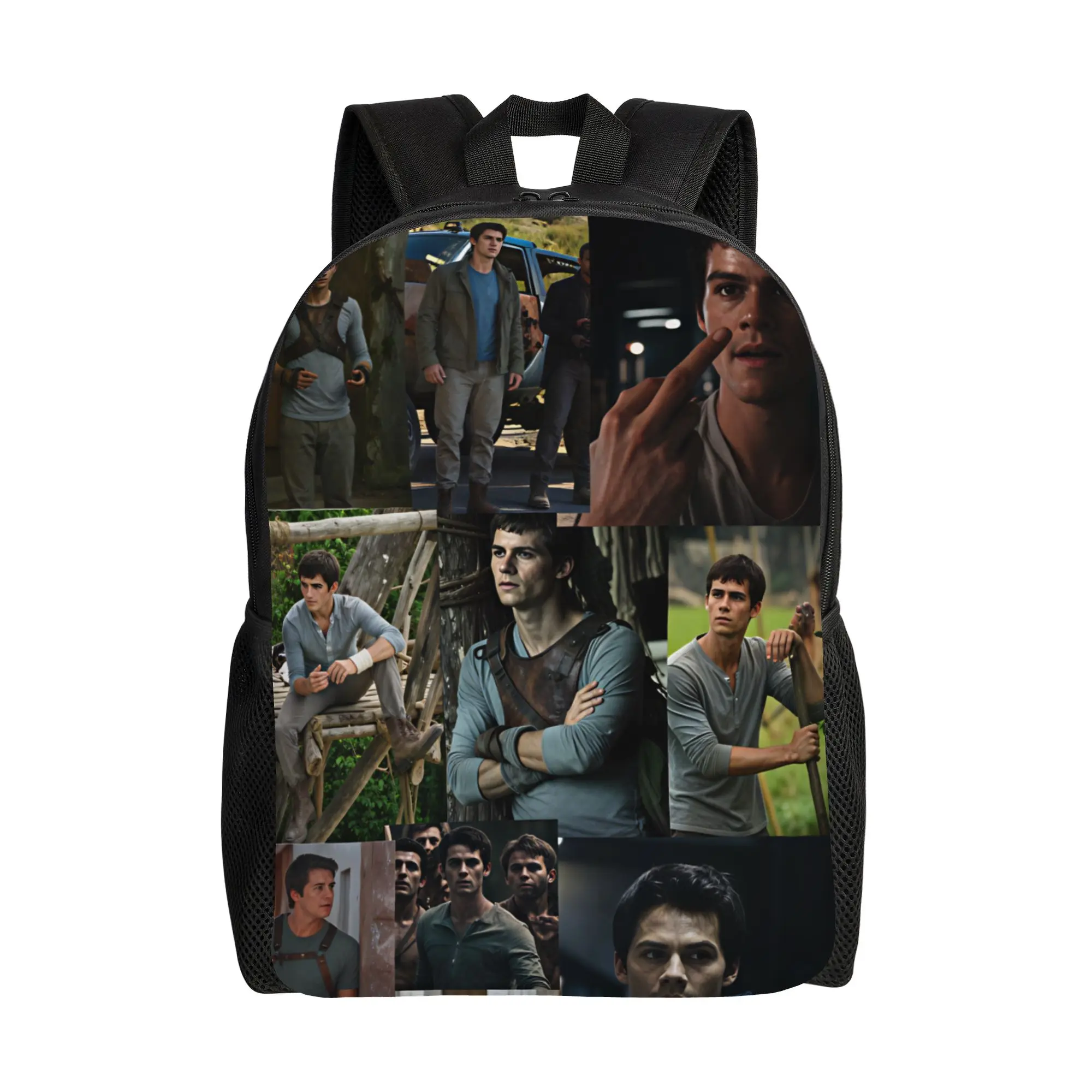 Dylan O’Brien  Backpack  Boy Girl Polyester Camping Backpacks Big Casual High School Bags Rucksack