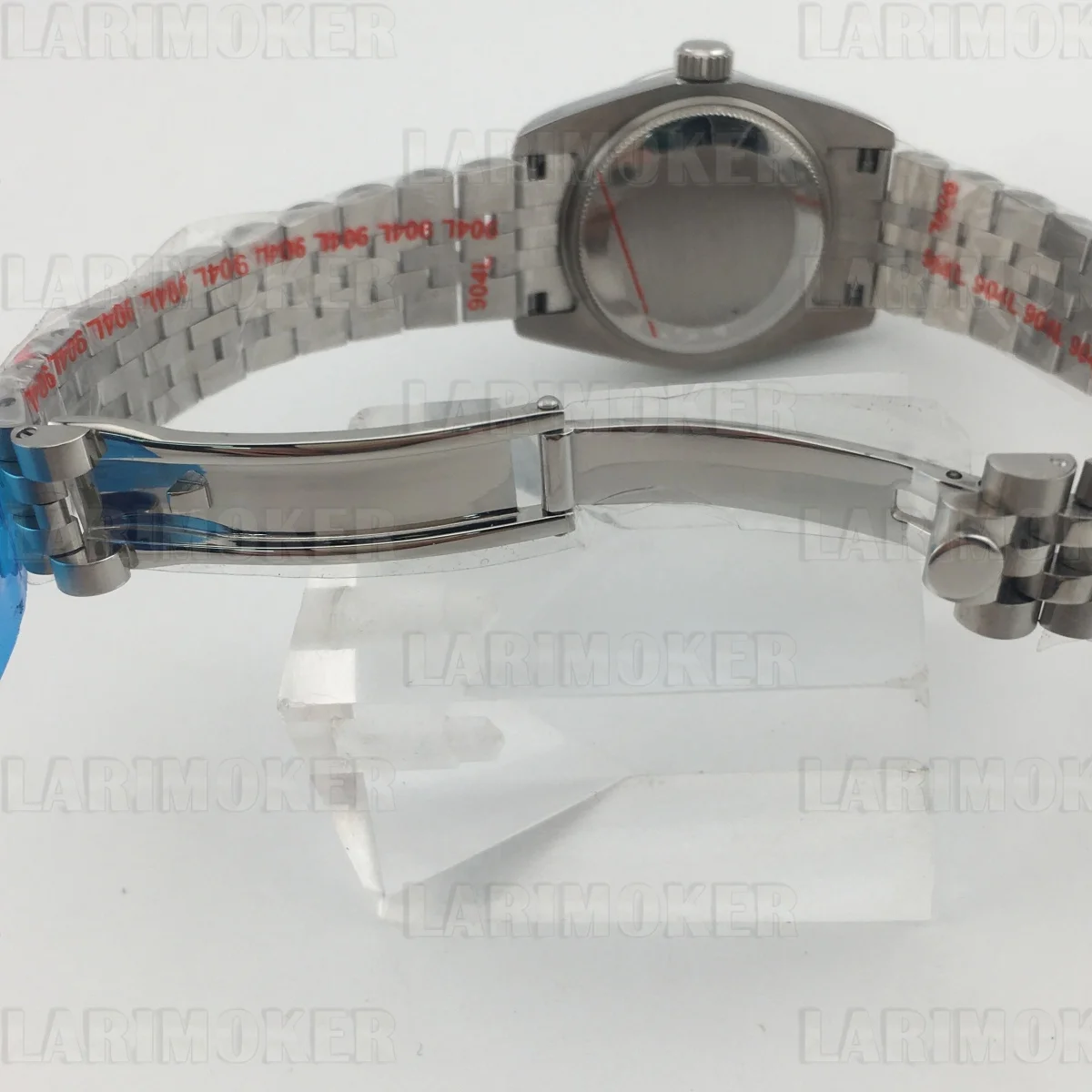 NH05 31mm 高級レディース機械式自動巻き時計、ダイヤモンドベゼル装飾、ピンク夜光文字盤、サファイアガラス、防水性