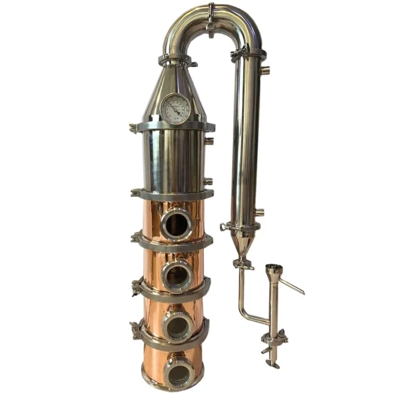 6in SUS304 العمود النحاسي Disti llation ملحقات المعدات مضخة جديدة للمشروبات Alc ohol Distiller Manufacturing