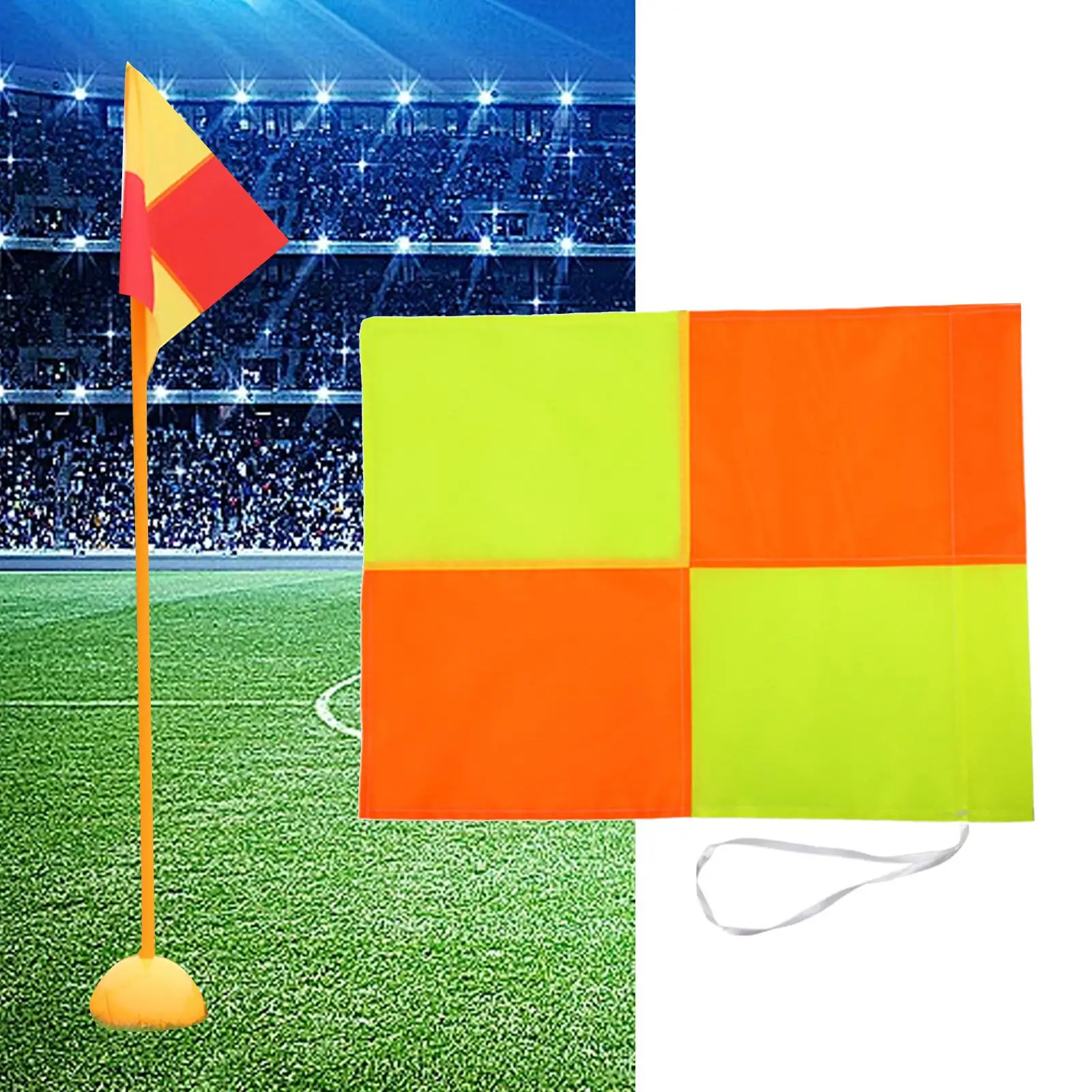 Soccer Corner Flag Portable Men Women Training Equipment Football Field Corner Flag for Games Competition Soccer Sports Outdoor