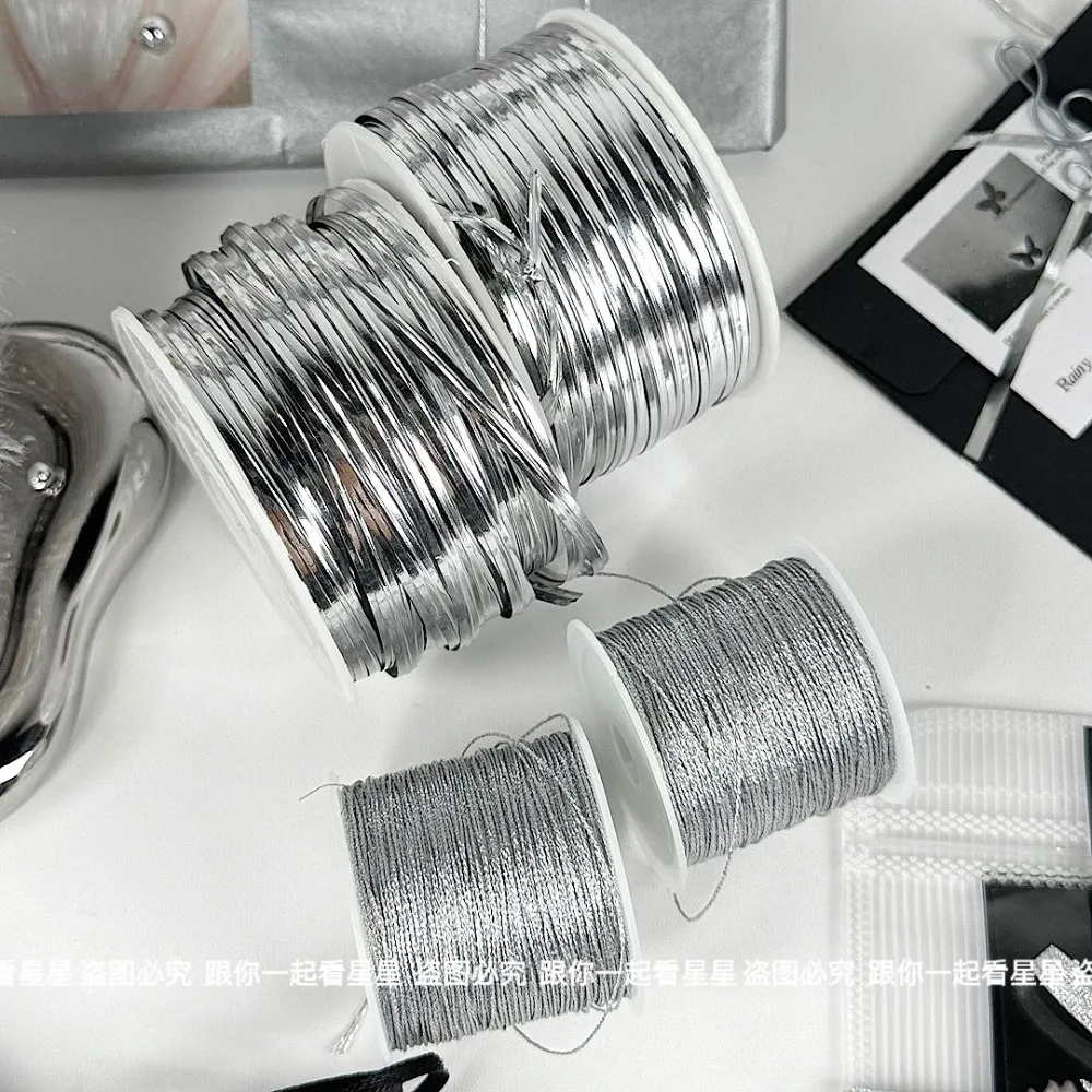 DIY Gift Packaging Rope,High-value Ribbon Packaging Rope Collection Packaging Materials, Gift Decorative Thin Ribbons Crocheting