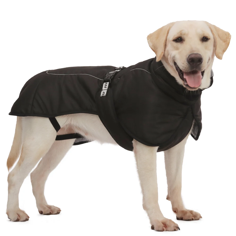 Dogs Clothes Down Coats Warm Winter Jacket Overall Pet Wear For Large Small Medium Labrador Waterproof Luxury Jumpsuit Cape