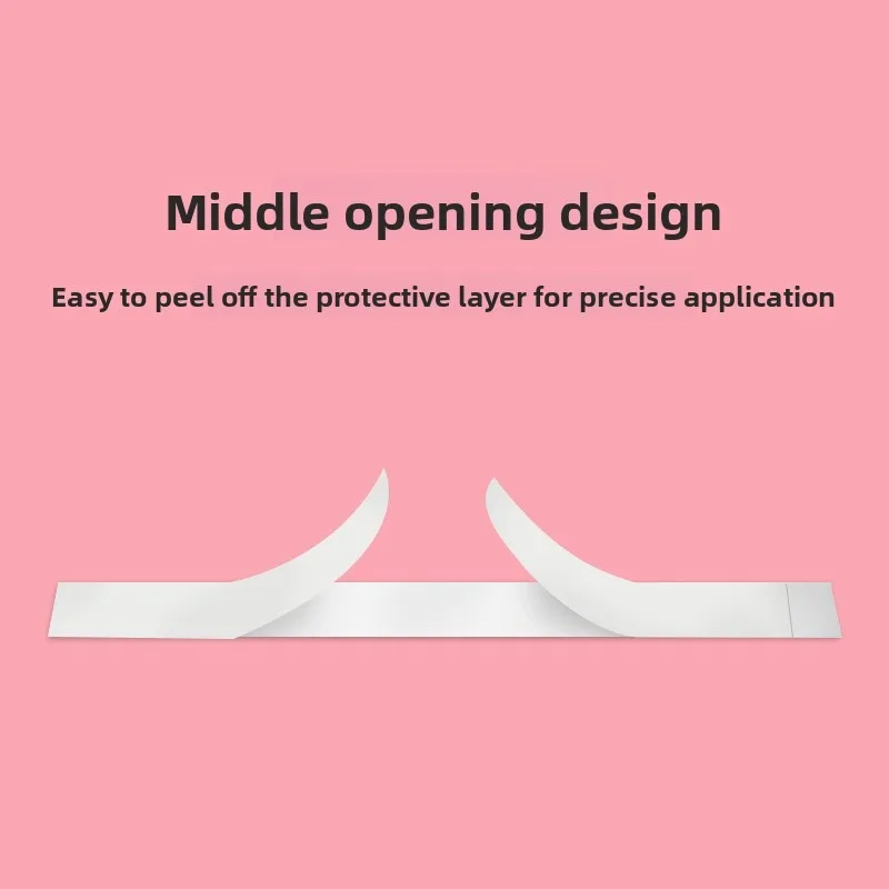 شريط غير مرئي على الوجهين للقمصان، ملصق مضاد للتعرض للملابس، يستخدم لتأمين أطواق القمصان