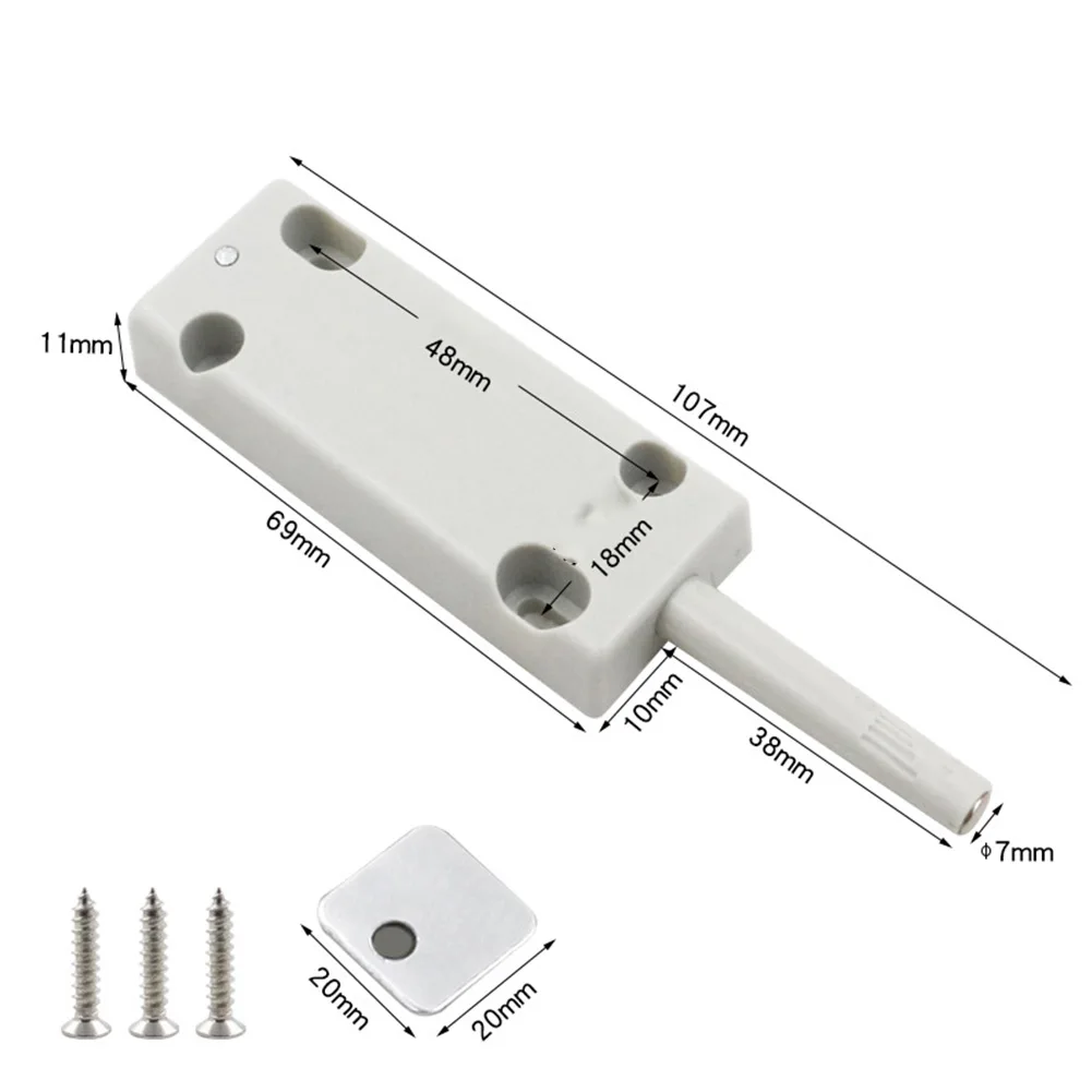 

Catches Door Catches Kitchen Cabinet ABS Housing Open Easily Tool Soft Push With Screw Close Softly High Quality