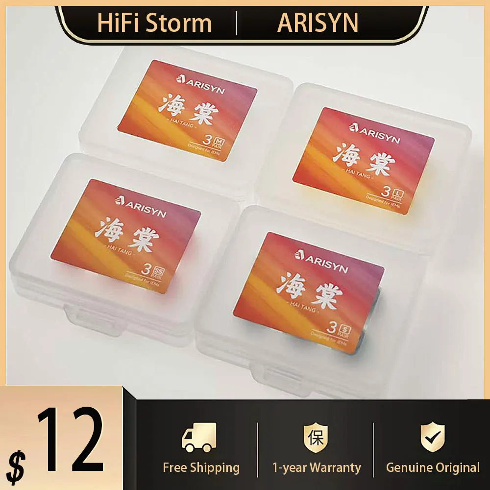 

New ARISYN In Ear Earphones Ear Tips Professional Headphone Customized Silicone Eartips Earbuds For Hifi IEMs Music Headset