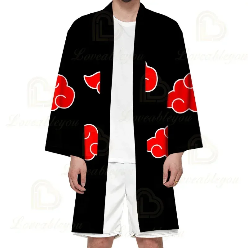 لعباءة كوسبلاي على الجيل السابع من Itachi Na Cloak ملابس كيمونو طويلة للبالغين والأطفال