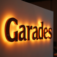Custom LED Backlit Sign Metal 3D Letters for Storefront Outdoor Business Illuminated Signage Light Up Advertising Display