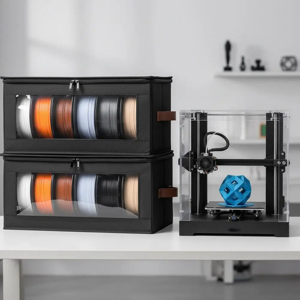 1PC 3D Printer Filament Storage Containers Filament Storage Bag 3D Printing Accessories Holder Rack for Home Daily Use