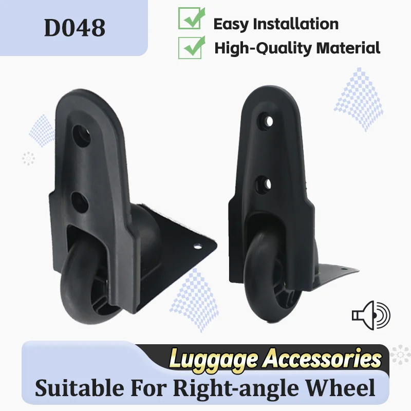 

For Suitcase Fixed Front Wheels Straight Roller Replacement Part Non-rotating Straight-track Wheel Suitcase Repair Accessory