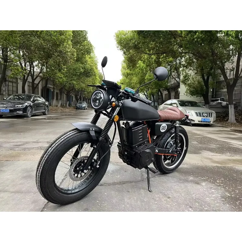 Luyuan The Latest New Energy Lithium Battery High Speed New Arrival Good Quality Fashion Model Retro Electric Motorcycle 2000W