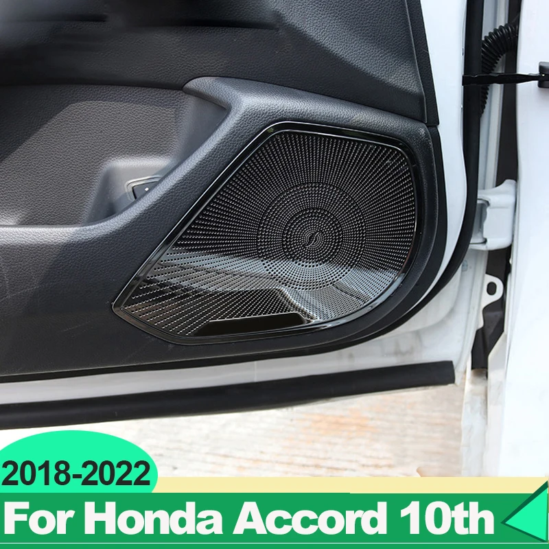 For Honda Accord X 10th 2018 2019 2020 2021 2022 Hybrid Car Door Speaker Audio Trumpet Tweeter Horn  Front reading light frame