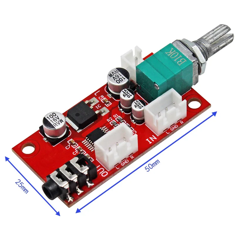 Amplifier Board for HIFI, Mini Audio Preamplifier Headphone Amp Decoder Module