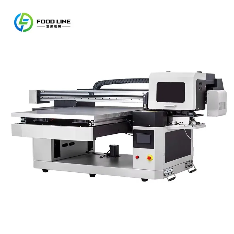 Customized 6090 Automatic UV Flatbed Printer New A1 Machine for Glass Phone Cases Wood Stone Leather-Varnish UV Printer