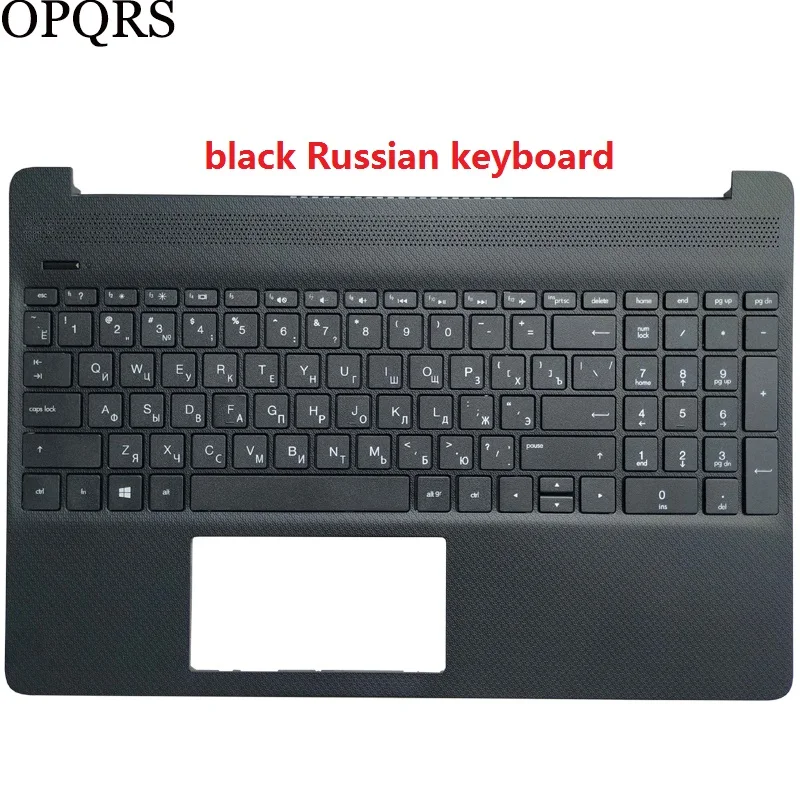 Novo para hp 15-dy 15t-dy 15-ef 15s-eq 15s-fq TPN-Q222 russo/eua/reino unido/espanhol/latino teclado do portátil apoio para as mãos capa superior