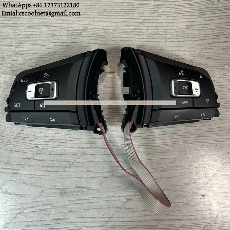 JS01 5G0 959 442 AE ACC Steering Wheel Control Button Replacement Part Auto Accessories