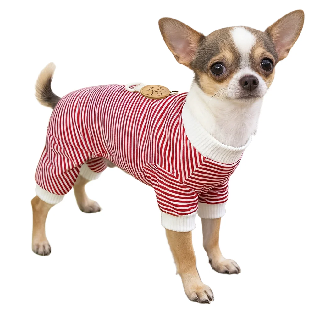 

Spring Autumn Thin Clothes for Dogs Dog Pajamas Cute Dot Bear Print Dog Jumpsuit Puppy Coat Chihuahua Bichon Girl Dog Shirts