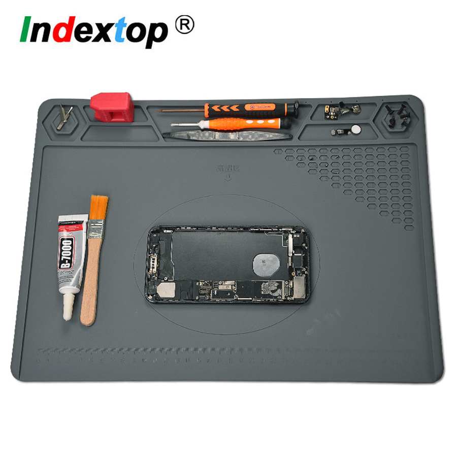  Repair Pad Insulation  Heat Insulation Repair Pad Soldering Work Station Mat Silicon Welding  BGA Soldering Maintenance Platform 