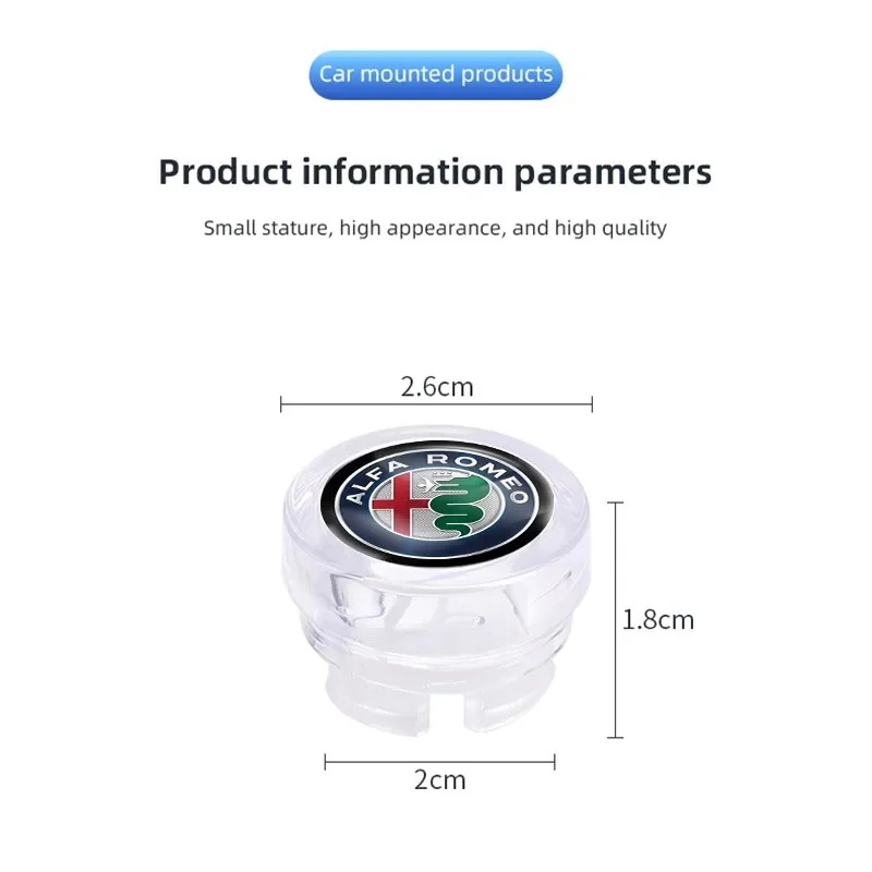 Hub Caps Car Cigarette Lighter Dust Proof Protect Cover Lighter Button For Alfa Romeo 156 159 147 4C 8C 166 Giulia Giulietta Mit
