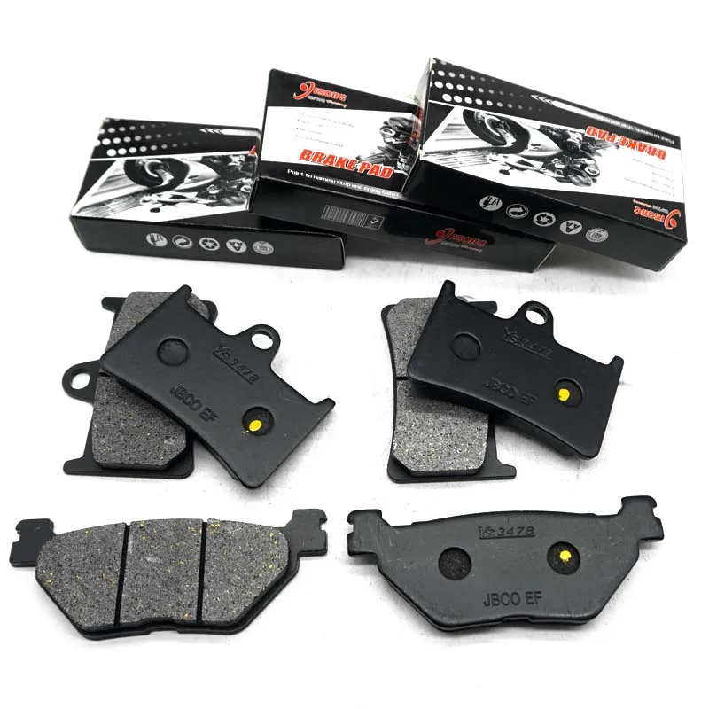 For YAMAHA FJR1300 2001 2002 2003 2004 2005 XV1500PC XV1700PC FJR 1300 XV 1500 1700 PC Motorcycle Front Rear Brake Disc Pads Kit
