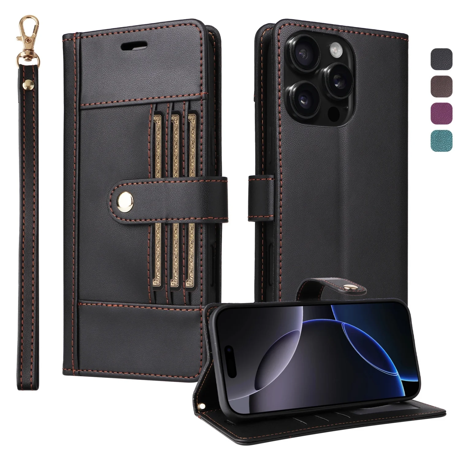 삼성 갤럭시 A56 A36 A55 A35 A25 A34 A53 A71 A51 A72 A52S A07 A05 A23 A15 A13 A14 A12 가죽 플립 케이스 지갑형 폰 커버