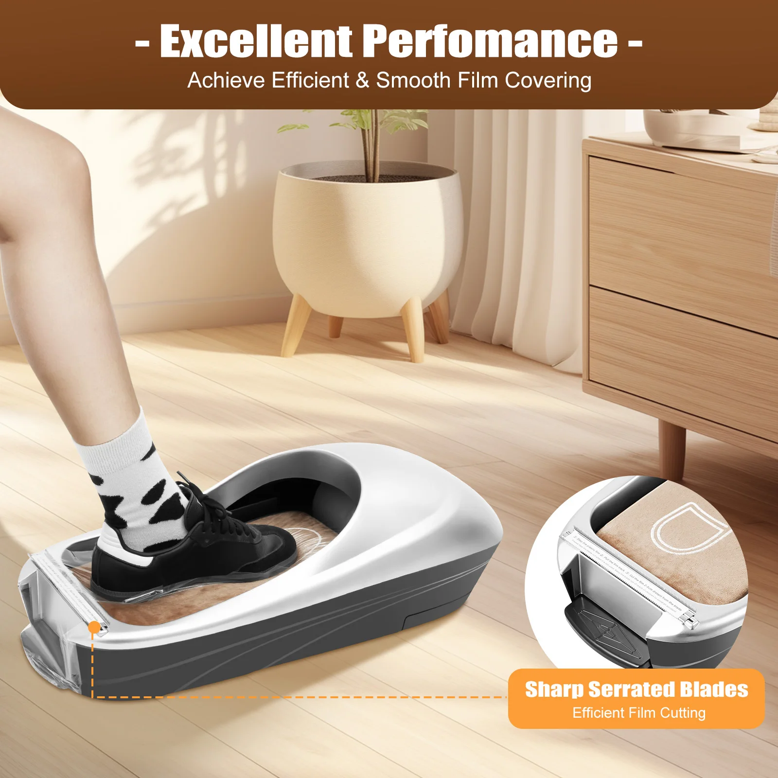 

Automatic Shoes Cover Machine Household Stepping Disposable Booties Maker Shoe Film Machine Smart Shoe Cover Dispenser Corona