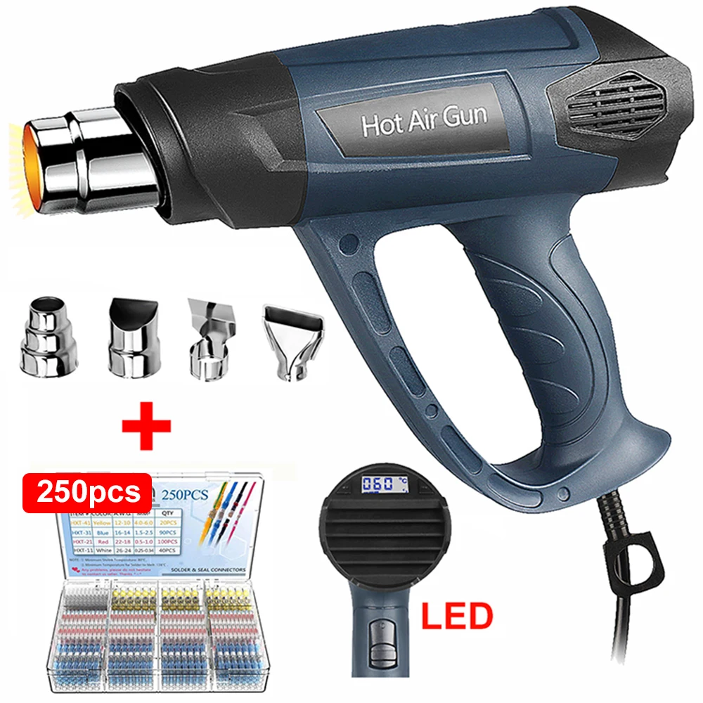 

Industrial Hair dryer Heat Gun 1800W Hot Air Gun Air dryer for soldering Thermal blower Soldering station Shrink wrapping Tools