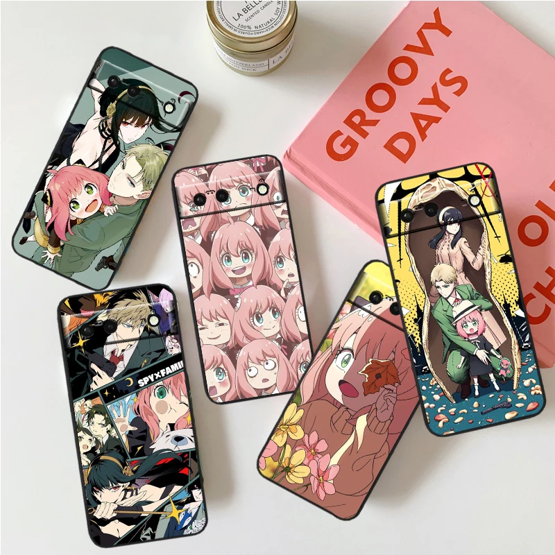 جراب سيليكون أسود ، هاتف S-Space ضد صدمة X ، غلاف لطيف ، جوجل بيكسل 8 ، 7A ، 7 ، 6A ، 6 ، 5A ، 5 ، 4 ، 4A ، XL ، 5G