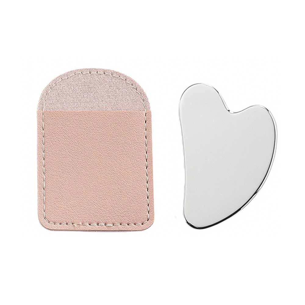 5pcs Gua Sha Board Guasha Massage for Face Stainless Steel Body Massager Facial Scraping Plate SPA Guasha Scraper for Neck Back