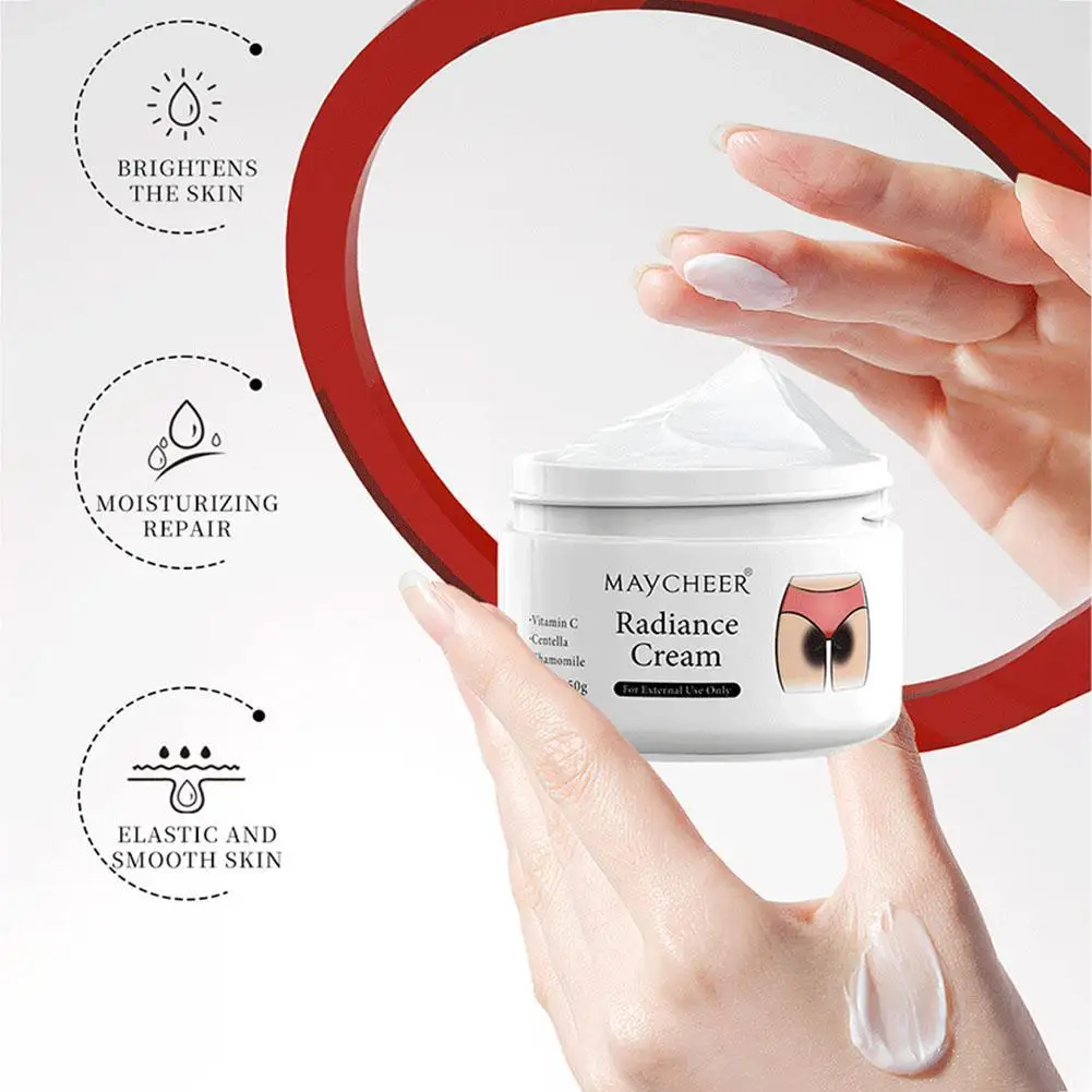 50g Whitening Cream Private Parts Underarm Bleaching Whiten Butt Knee Brighten Inner Thigh Intimate Parts Dark Remove Melanin view 4