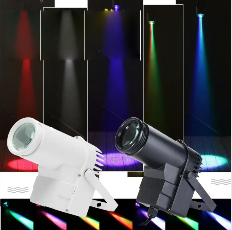 

10WLED four-in-one full color DMX512 spotlight, mirror glass ball light bar beam of light led rain light spotlight