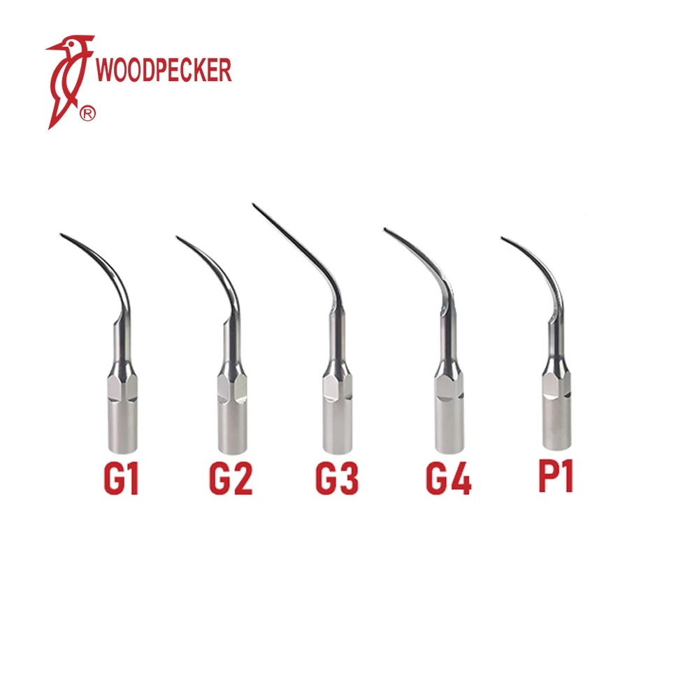 5pcs Woodpecker DTE Dental Ultrasonic Scaler Tips Scaling Endo Tip Dentistry Instruments Medical Accessories Fit EMS Satelec