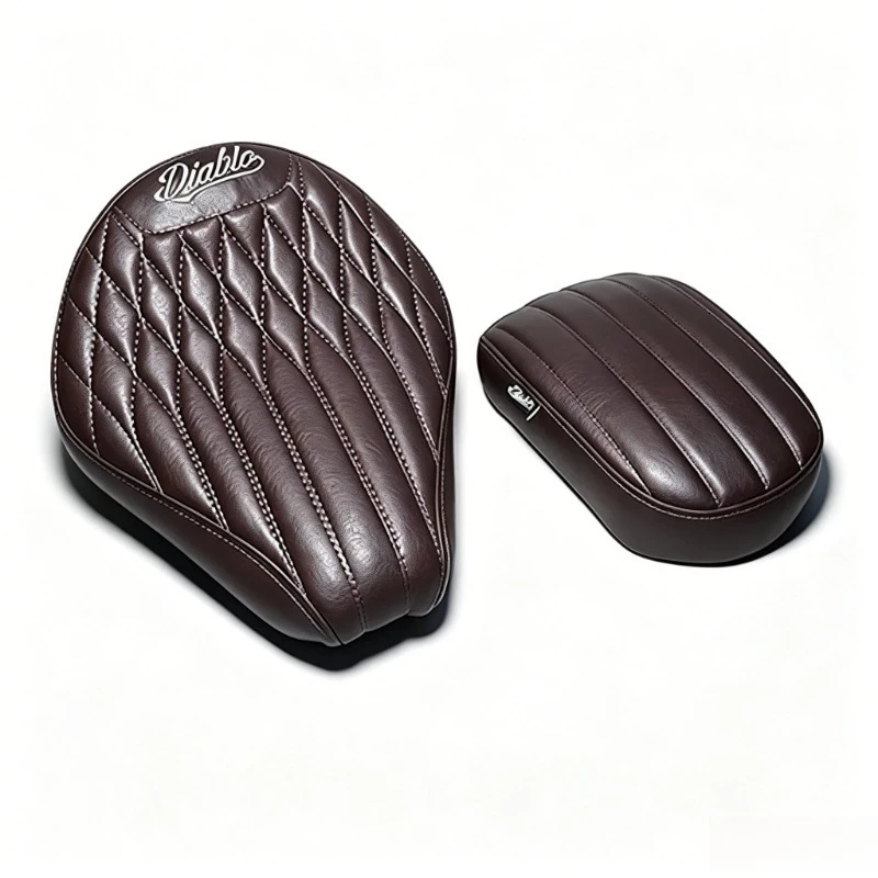 Motorcycle Seat Cushion Upgrade 2.5cm  Split Front and Rear Seat Cushions Raised Widened Fit For HONDA CM300 CM500 All Years