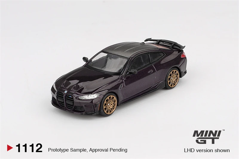 

(Предзаказ) MINI GT 1:64 M4 M-Performance (G82) Daytona Violet MGT01112-BL Литая под давлением модель коллекционной машины ПОДАРОК