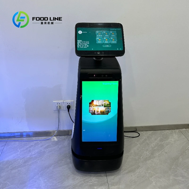 Customized Commercial AI Reception Robot Smart Waiter Robot Intelligent Guide Robot Hotel Mall Lobby Indoor Service Equipment