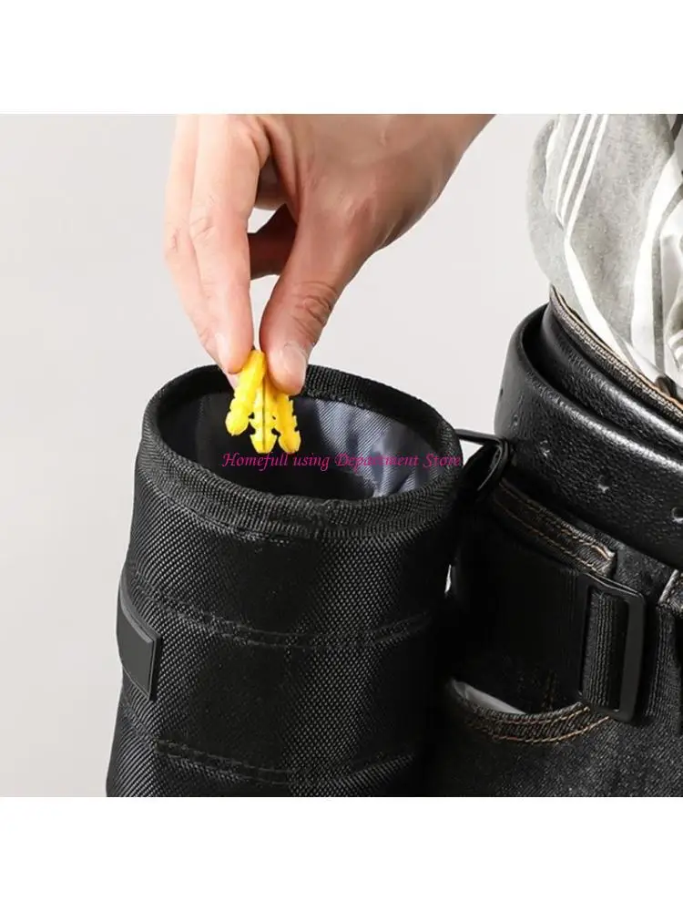 Tool Belt Cylinder Storage Bag Large Capacity Waist Pack for Handymans Tool