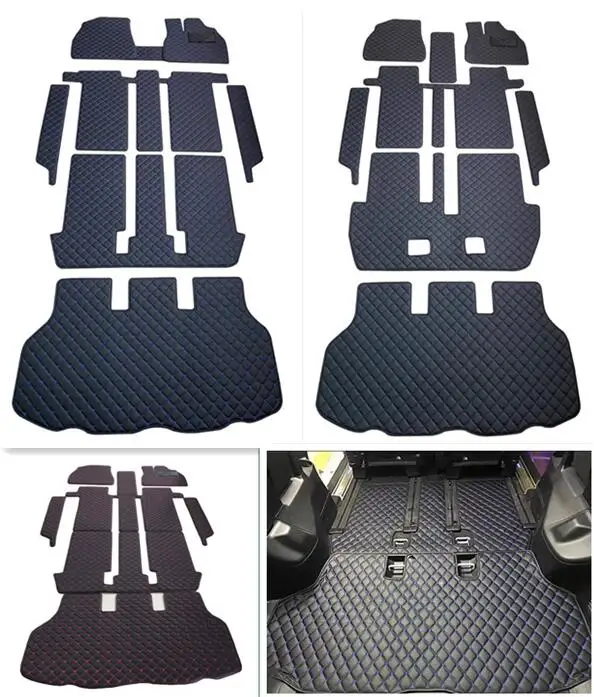

High quality Rugs,Custom special car floor mats for Right Hand Drive Toyota Voxy R80 R85 2022-2014 7 8 seats waterproof carpets