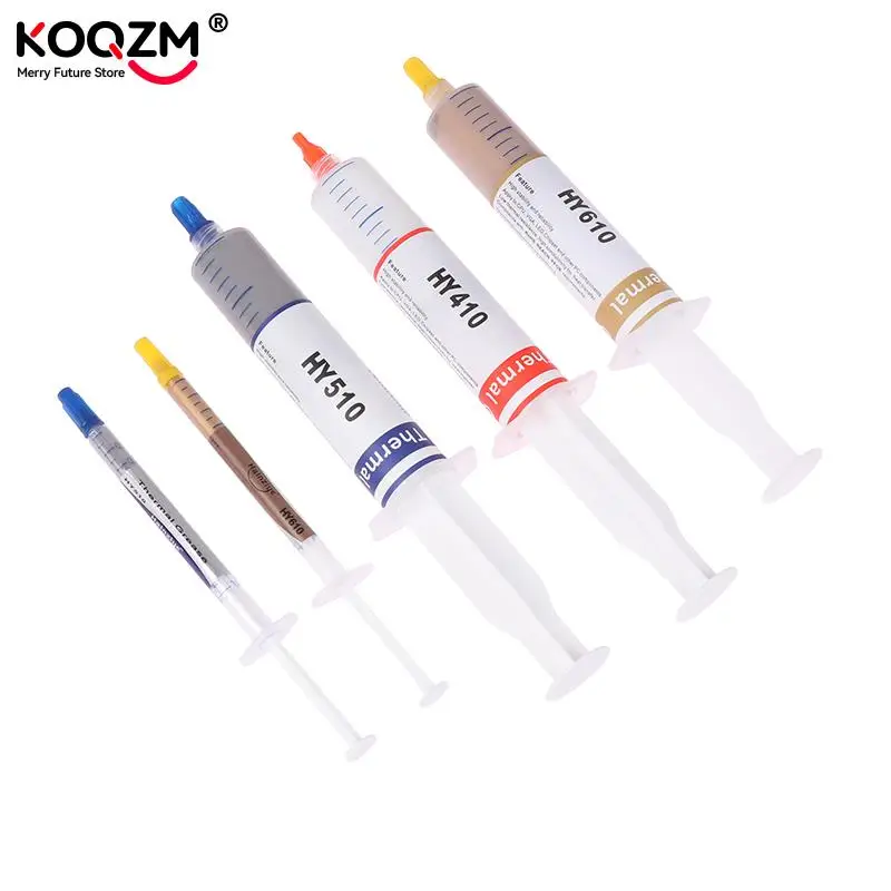 Smar termoprzewodzący pasta termiczna silikonowy 8g 45g HY410 HY510 HY610 radiator do wentylatora chłodzącego PC/CPU/GPU/LED/VGA