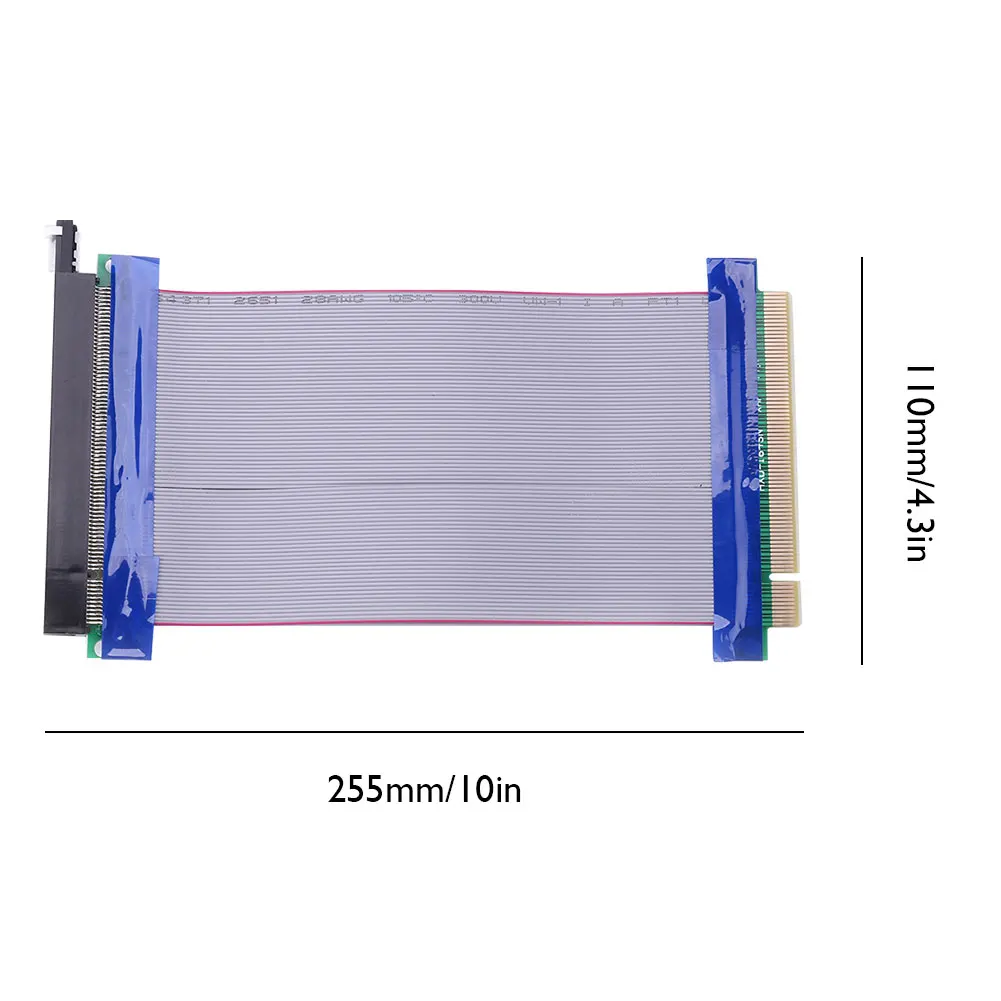 كابل تمديد بطاقة الرسومات PCIE X16 كابل محمي متوافق مع محول ATX Chassis Phanteks Lianli MSI