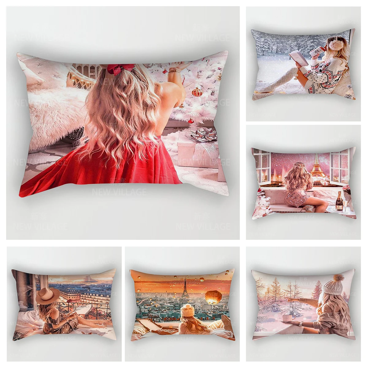 Home autumn decoration christmas pillow cushion cover Home decorations throw pillow covers 30*50 pillowcase 30x50 40x60 50*70