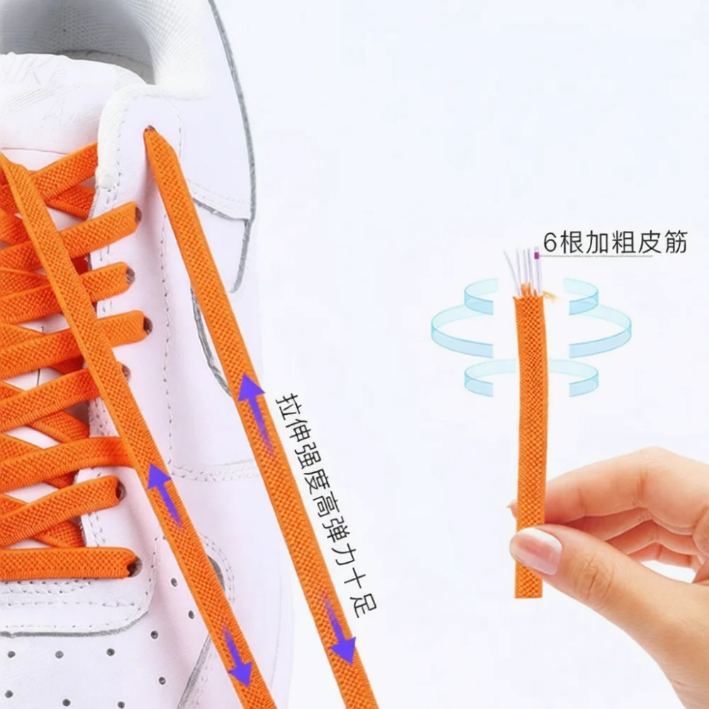 Modne płaskie elastyczne sznur – Lace Replacement Flat recenzja i cena