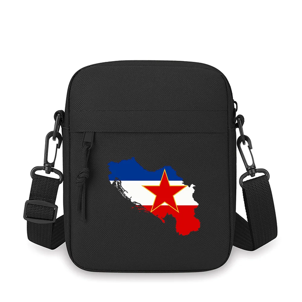 

Star flag country shape design Men Crossbody Bag Single Shoulder Women Cartoon Anime Film Printing Design Unisex