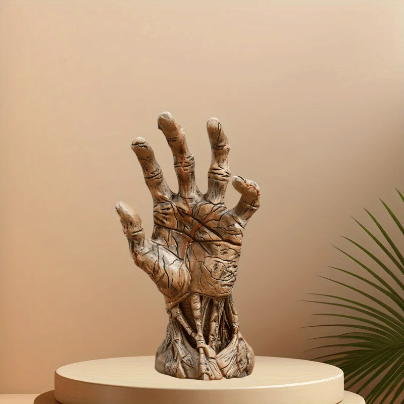 الحرف الراتنجية ديكورات المنزل الهالوين الرعب تحت عنوان سطح المكتب ديكورات صغيرة يد الشيطان تصميم مخيف مثالي للمنزل