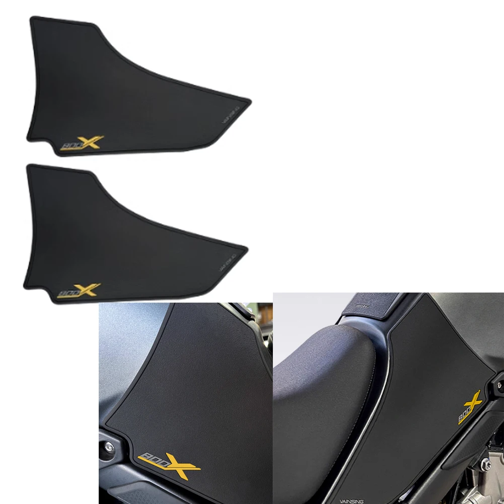 

Наклейки на топливный бак для мотоцикла KOVE 800X / Colove 800X, боковые накладки-протекторы, противоскользящие накладки, декоративные резиновые комплекты