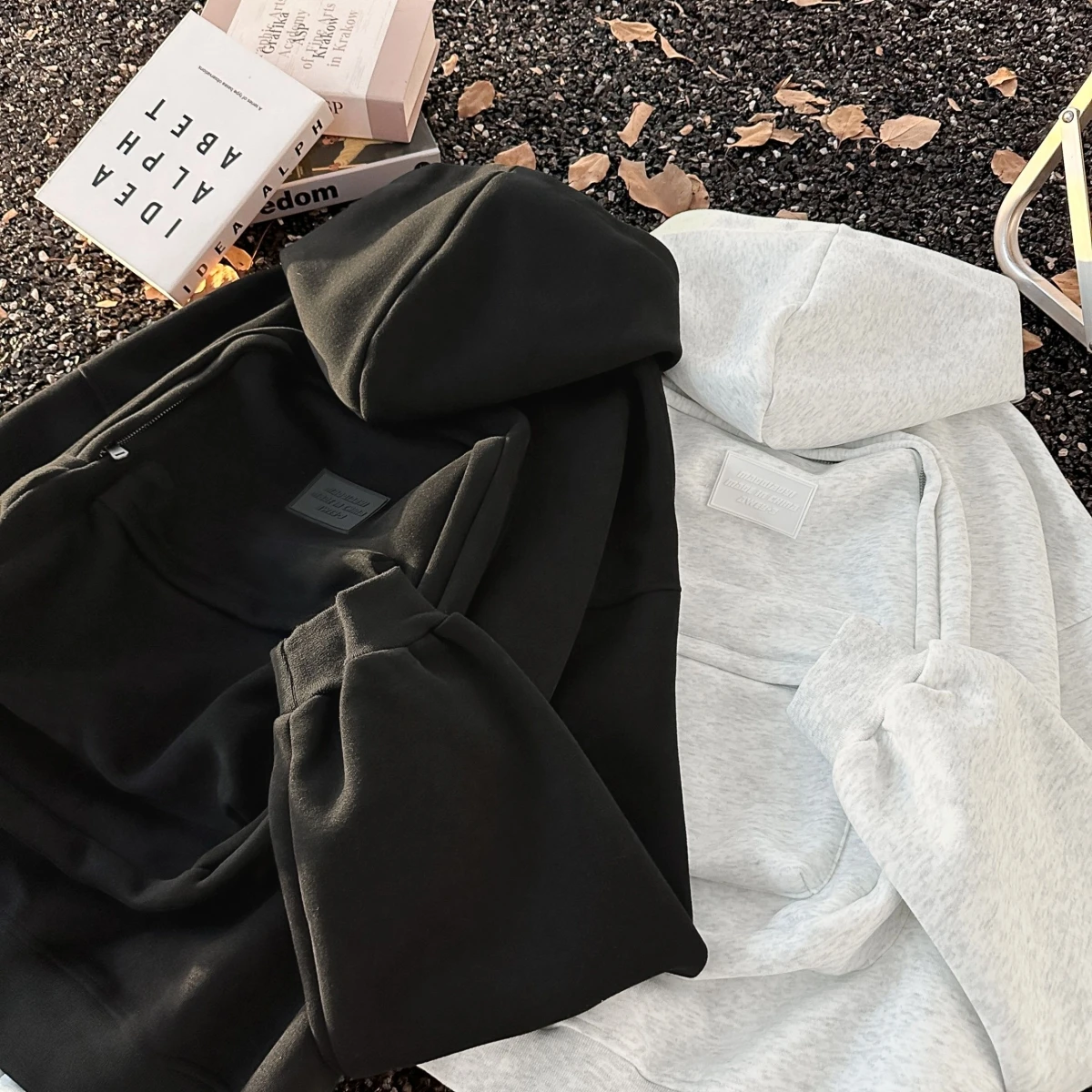 

Autumn Winter Trendy Brand 3D Backpack Design Hoodie Cardigan Men's American Style Youth Sports Cap Sleeve Outerwear