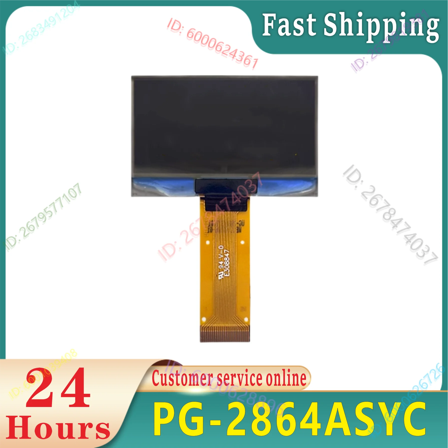 

New Original 1.54" OLED For PG-2864ASYC 2864ASYC Display Meter Displays LCD. Repair Accessories Parts