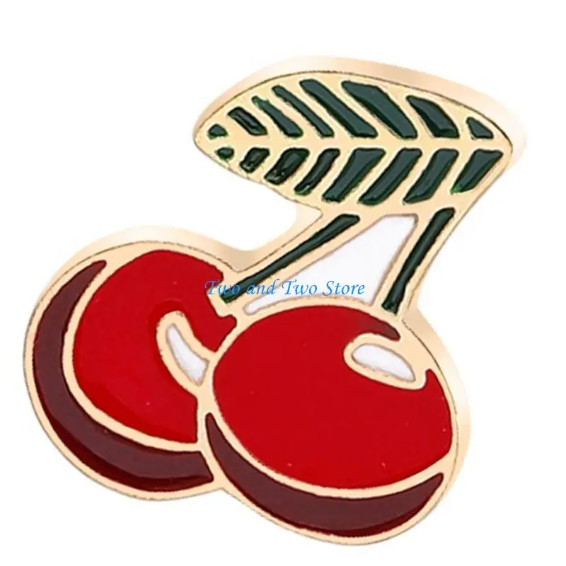 HX6F Cartoon Fruit Brooch Pin