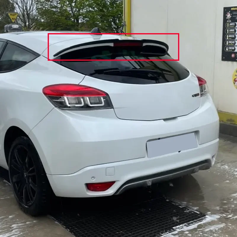 For Renault Clio RS Sport 2006 2007 2008 2009 2010 2011 2012 Car Rear Roof Spoilers Trunk Tail Wing Accessories