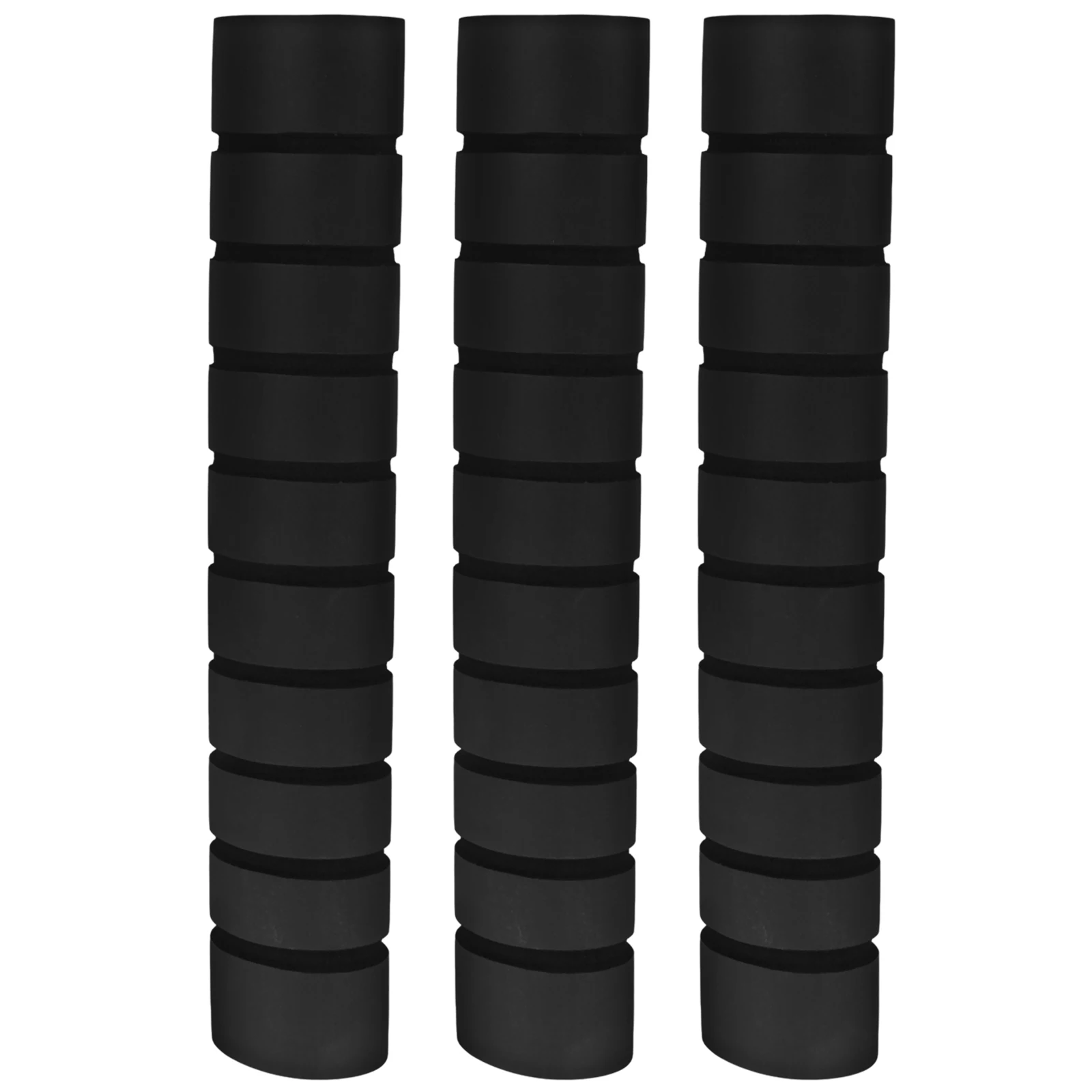 

3 Pcs Black Anti-slip Pad Horizontal Bars Grip Protector Thick Rod Pads Palm Sponge Fitness Accessories