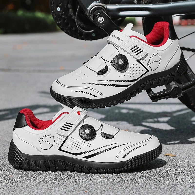 

cycling shoe MTB Flat pedal bicycle shoes clit Man cleats shoes bicycle Mountain Bike Shoe Racing Lock Footwear Cycling sneaker