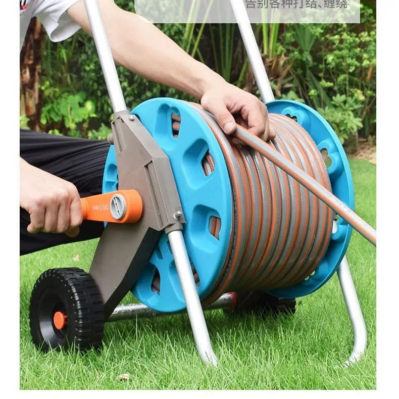 Auto‑Retractable Hose Reel Water Gun Set for Garden Watering Courtyard Car Washing